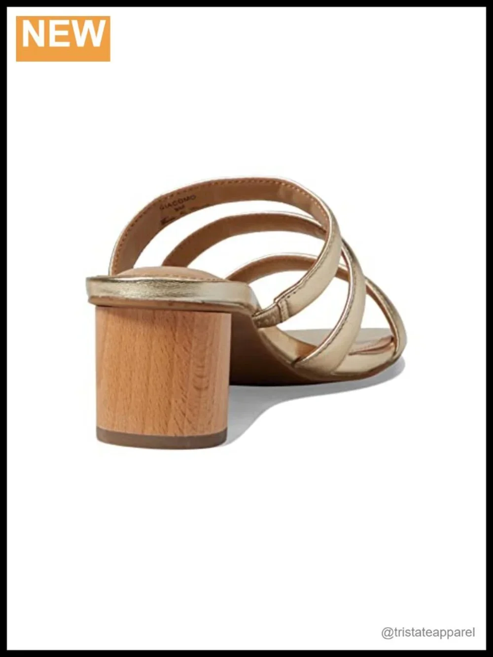 Nappa Leather Slingback Dress Sandals Block Heel Cushioned